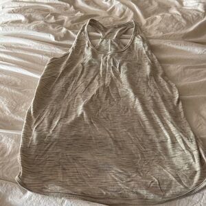 Lululemon Athletica Light Gray marked Tank Top
